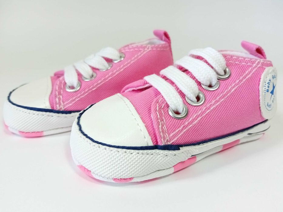 Ténis bebé novos - tamanho 11 - cor rosa
