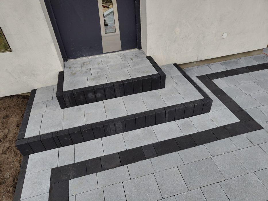 Kostka brukowa, układanie