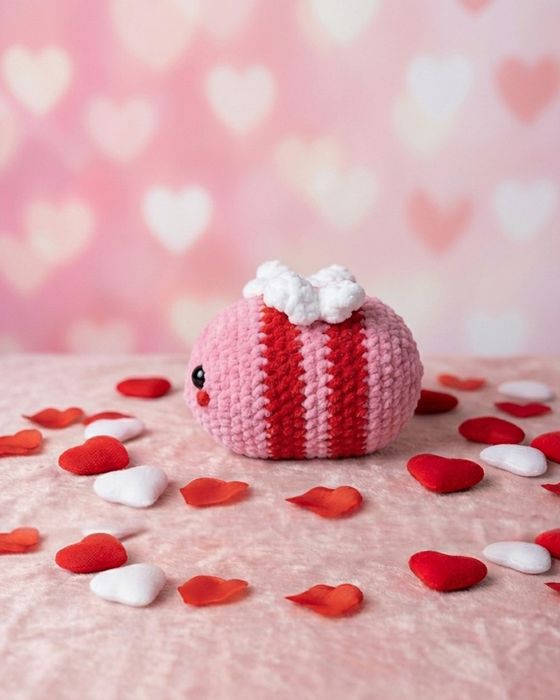 Duża Pszczółka Pluszowa na Walentynki