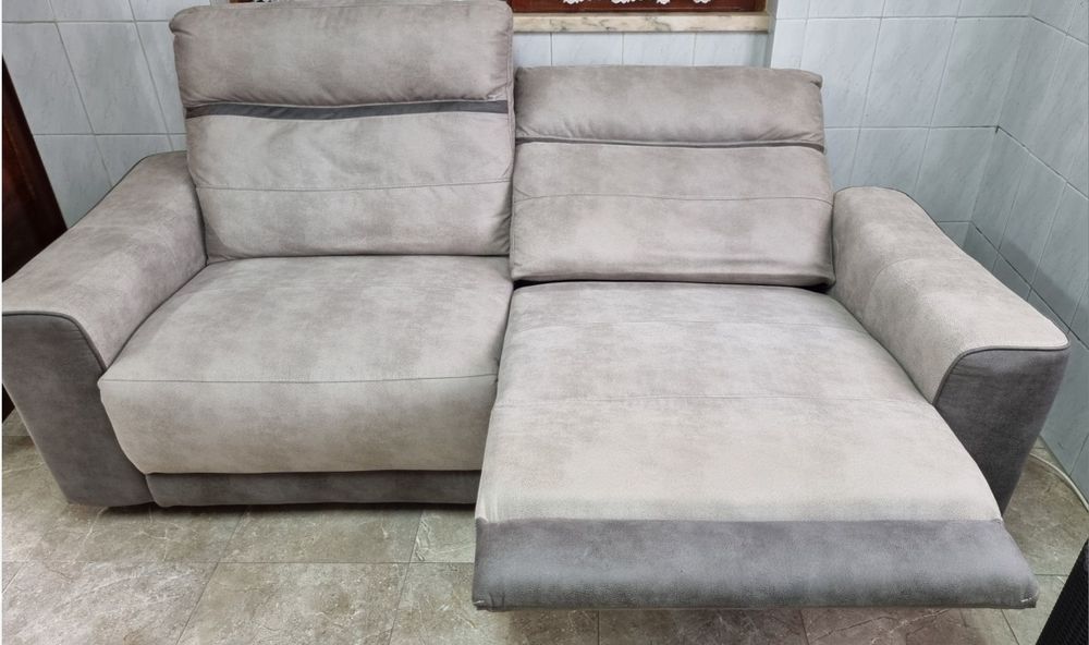 Sofá Relax Elétrico MOON Cinza – Oportunidade única!