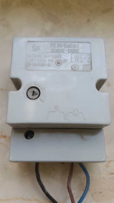Automat schodowy z PRL