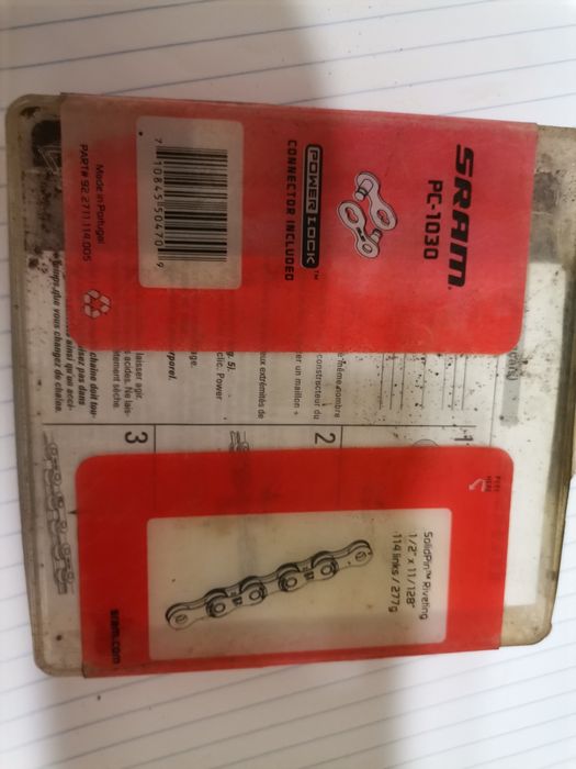 Corrente de bicicleta  da sram 10 velocidade