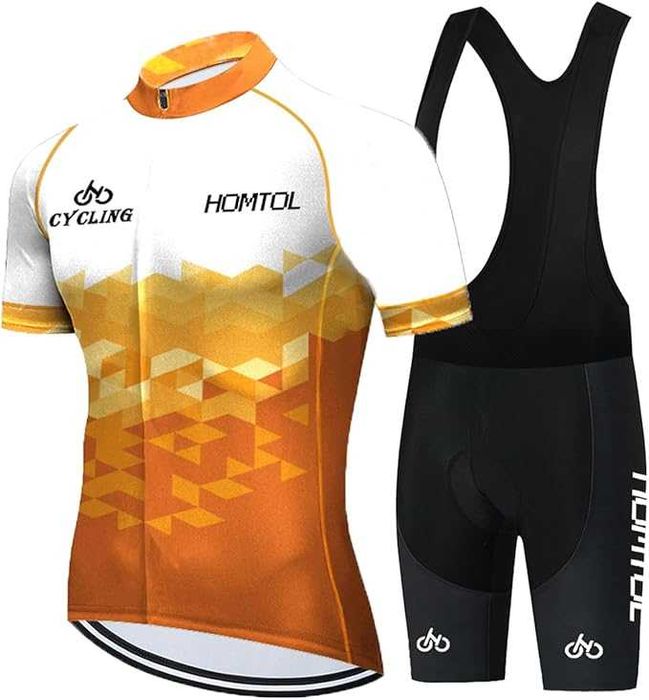 Zestaw koszulka i spodenki rowerowe HOMTOL dla mężczyzn roz. 4XL