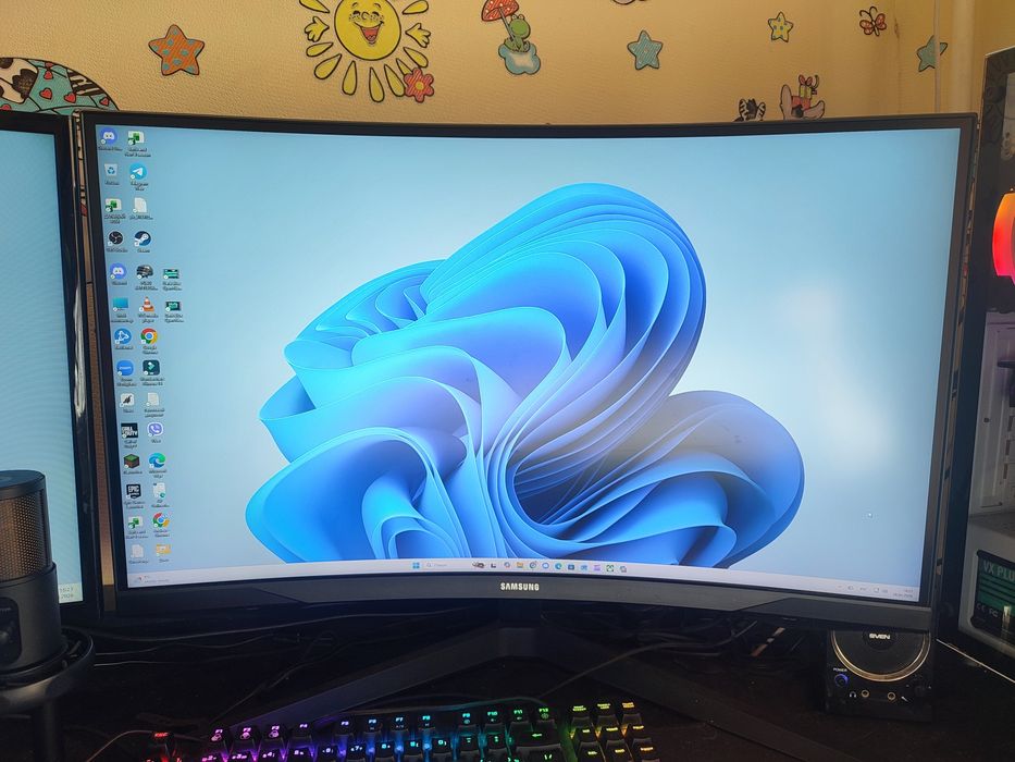 Монітор ігровий 27" Samsung ODYSSEY S27CG550 (LS27CG550EIXCI)