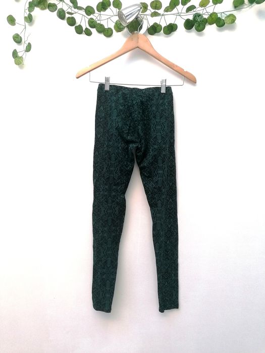 Leggings Verdes e Pretas