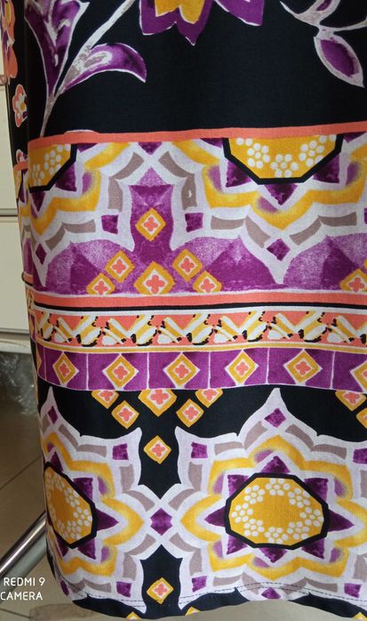 Bonmarche sukienka 24 52 54 boho 132cm pachy wesele