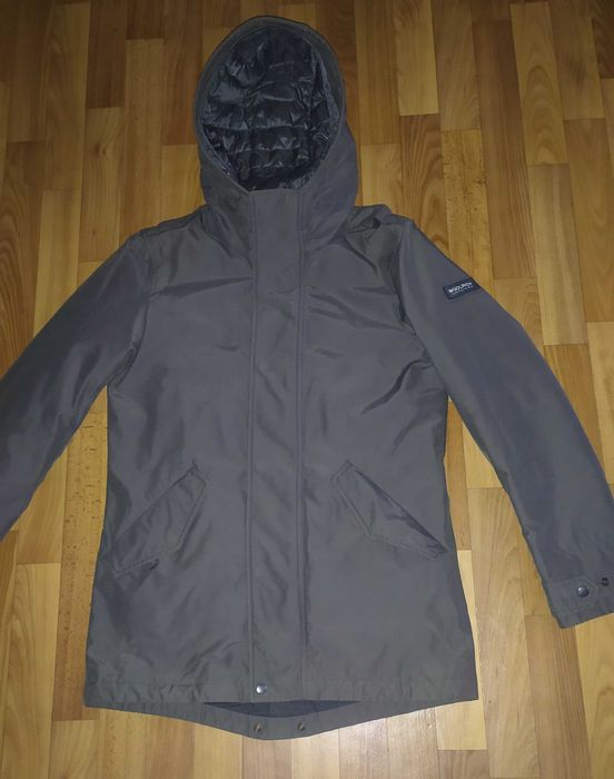 Куртка 3 в 1 Woolrich military long Eskimo Parka p-p S