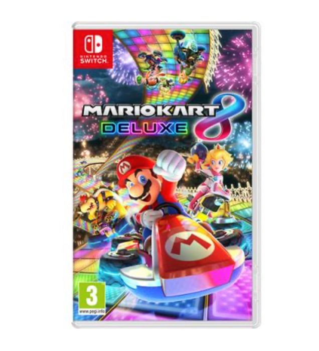 Nintendo Switch OLED (Branca) + Super Mario Kart 8 Deluxe