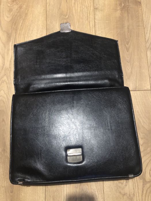 Skorzana torba aktówka