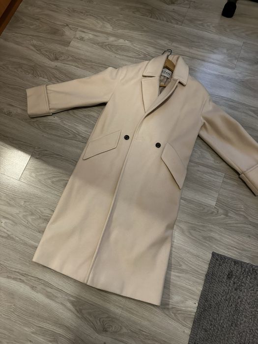 Płaszcz z wełny gratis szal z wełny