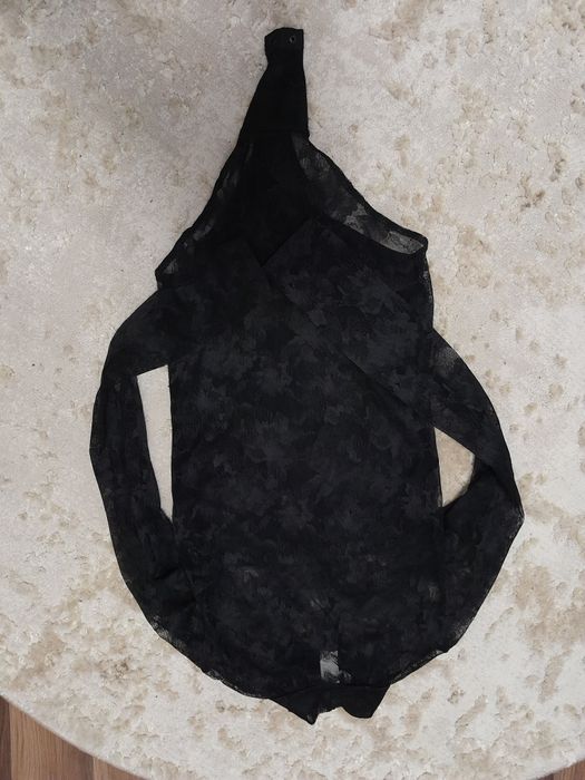 Body sexy koronkowe xs s bluzka elegancka kobieca bawełna