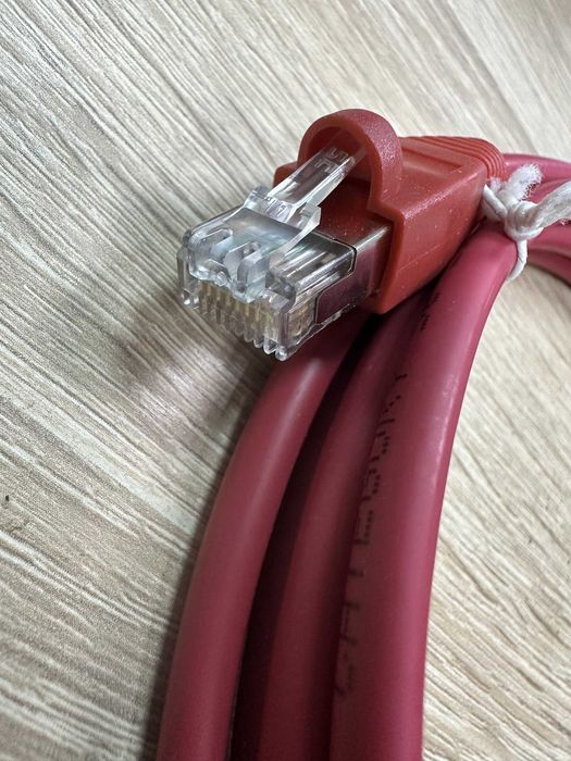 21 шт. Патч-корд Siemon, кат. 5е, RJ45 UTP, PVC, 2 м-03 LB, бордовий