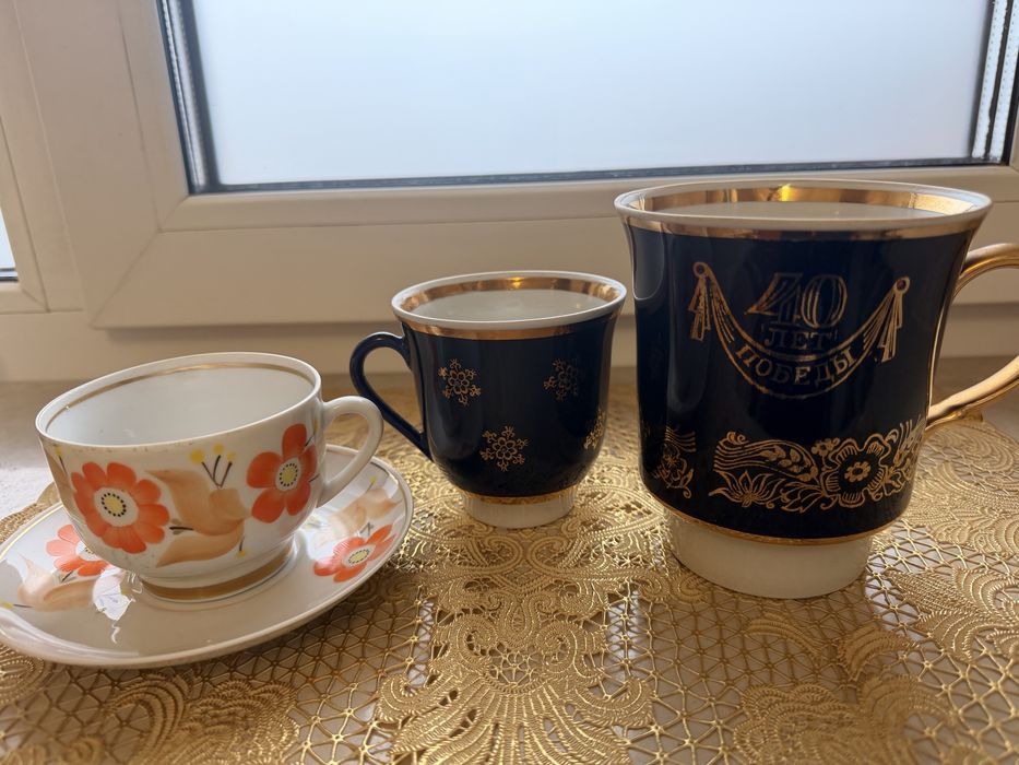 Чашки та чайна пара Довбиш.