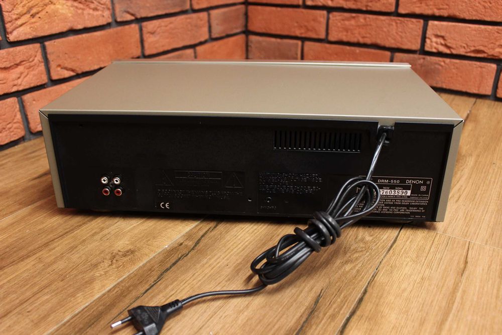 ‼️ *** Deck  Denon DRM-550 * Magnetofon Kasetowy ‼️ Po przeglądzie