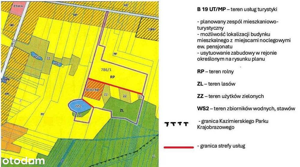Działka o pow. 7,56 ha budowlano-rolna ze stawem. - Widok 6