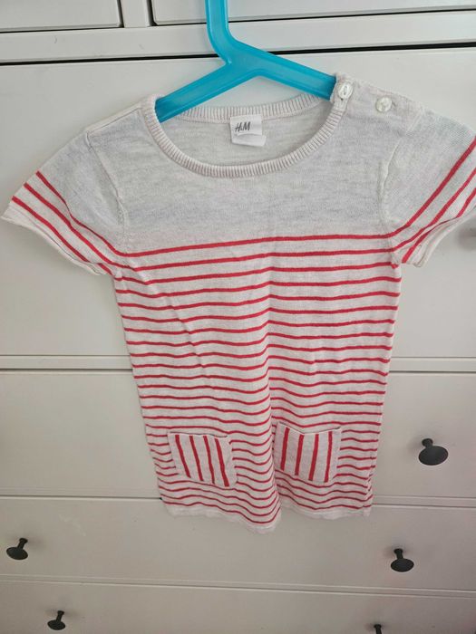 Słodka sukienka H&M rozm 86, jak nowa!