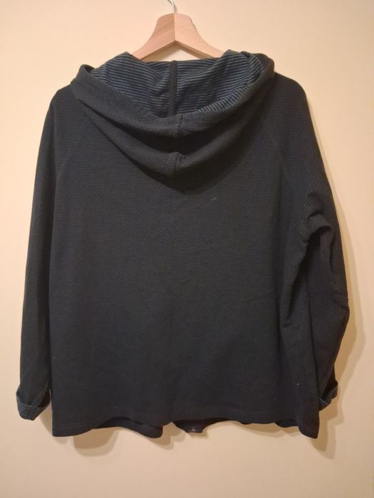 Granatowa bluza damska z kapturem XL