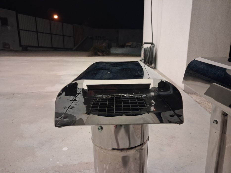 Chapéu de parede em inox