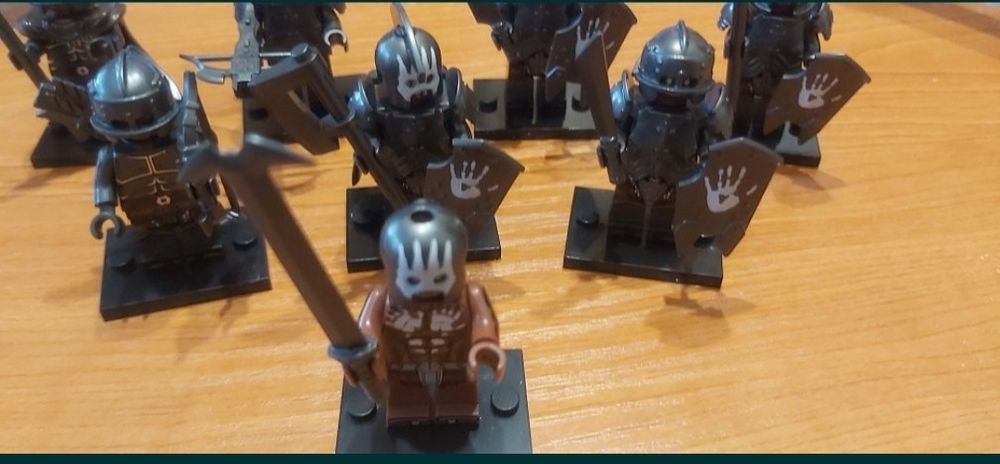 Klocki figurki lotr władca pierścieni uruk-hai