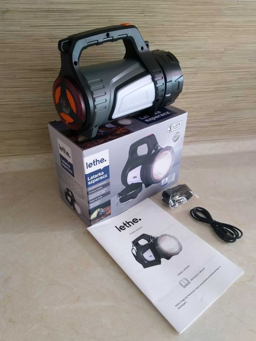 OKAZJA Latarka akumulatorowa szperacz Usb pasek powerbank Wysyłam