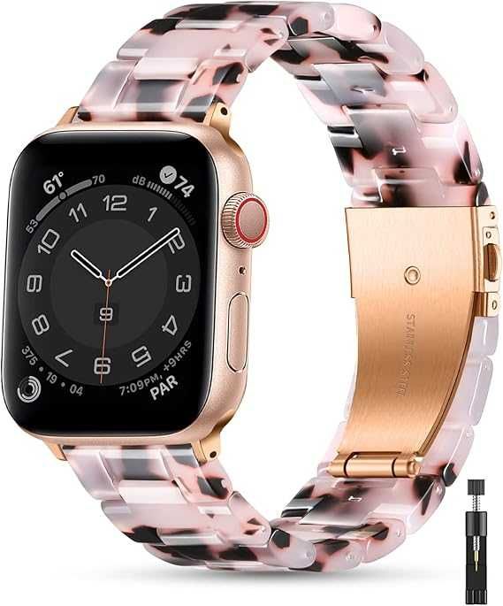 UPEAK Pasek bransoletka do Apple Watch SE/SE2/8/7/6/5/4/3/2/1 (P37)