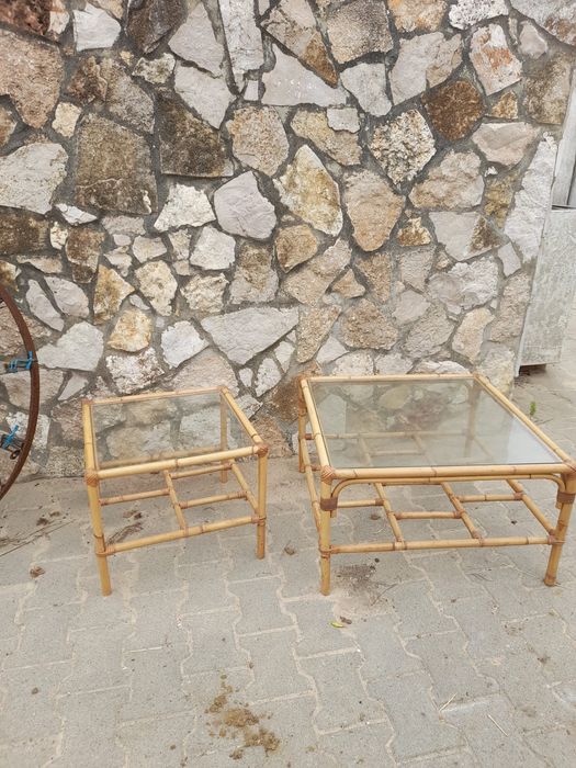 Mobiliário em cana de bambu
