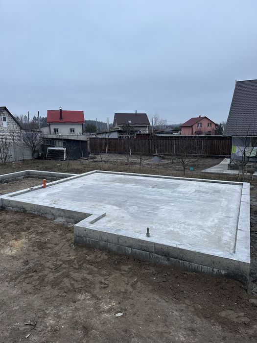 Виготовлення фундаментів з бетону. Житомир Житомирський район