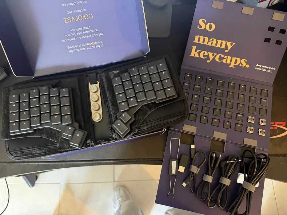 ZSA Voyager - Teclado Ergonómico - Não pague alfândega, compre aqui