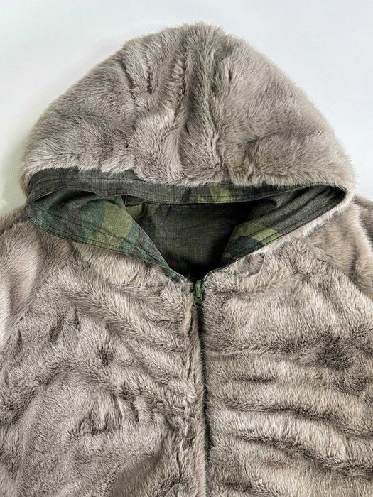 Бомбер двосторонній камо хутро куртка зіпка курточка пуховик мех MA-1