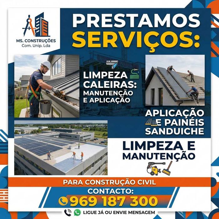 Limpeza e manutenção de Calheiras
