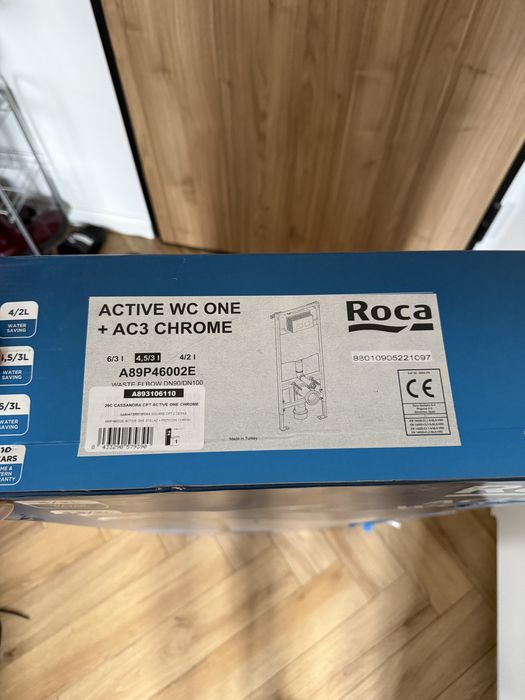 Zestaw podtynkowy ROCA Active WC One + przycisk AC3 Chrome Wrocław ...