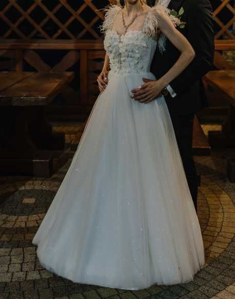 Suknia ślubna -księżniczka