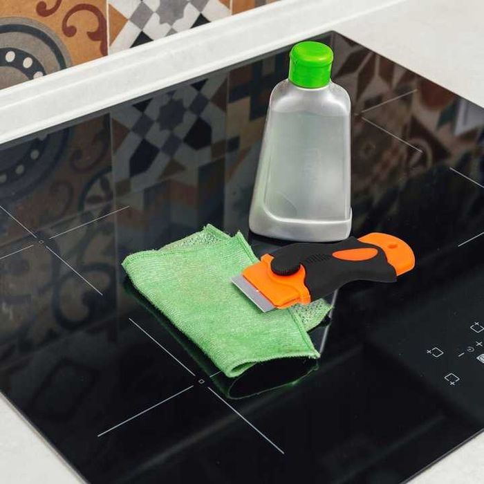 Skrobak do płyty indukcyjnej szyb okien szkła kuchenki płyt ceramiczny