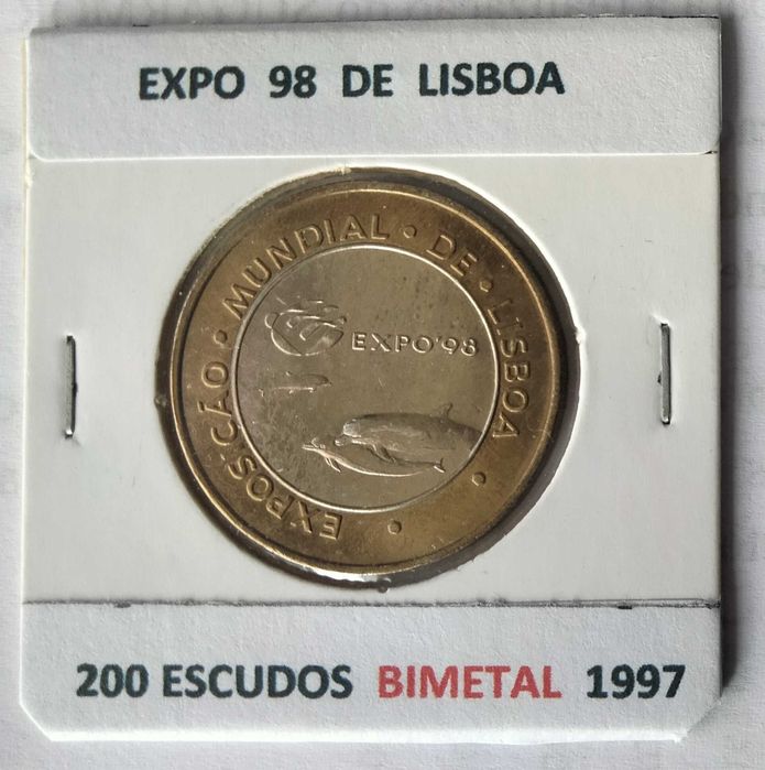 7 Moedas 200 Escudos  República Portuguesa Comemorativas  Bimetálicas