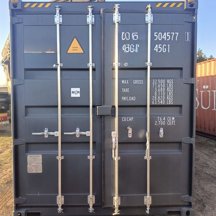 40HC kontener nowy antracyt