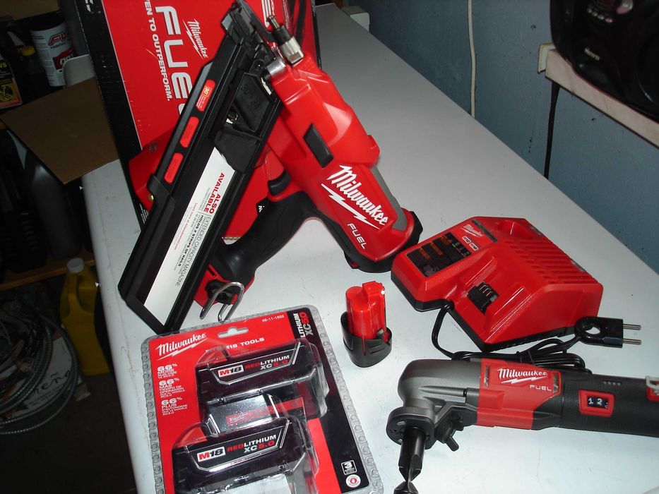 Zestaw milwaukee gwoździarka nibbler norzyce