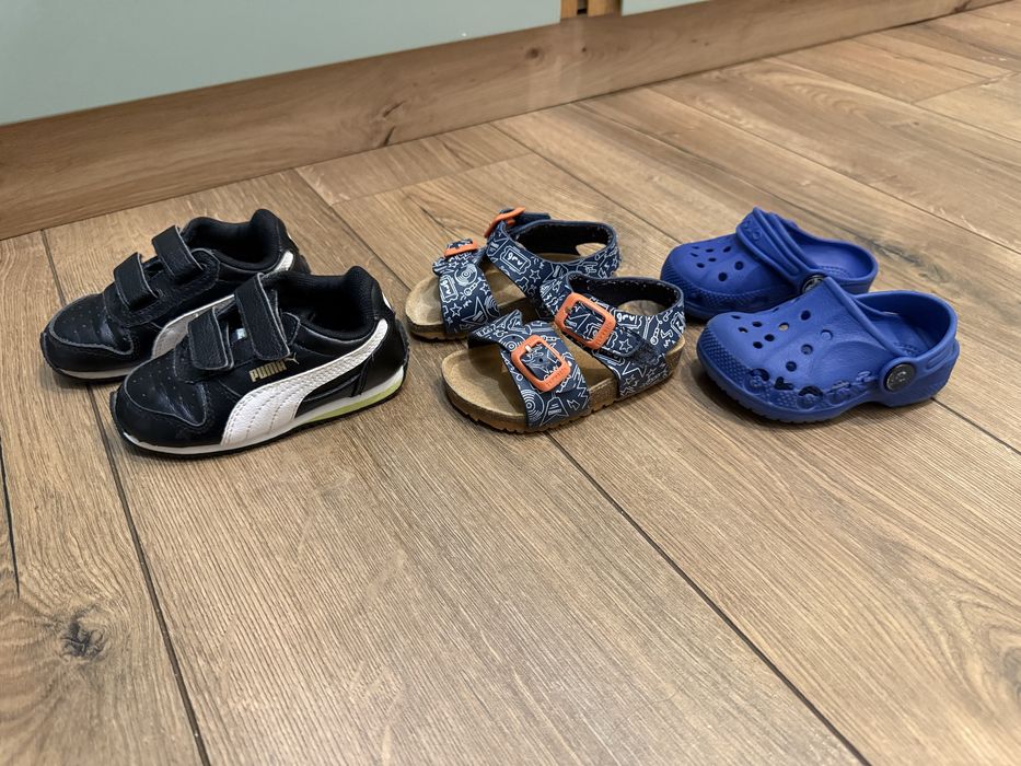 Взутя на літо кросівки сандалі шльопанці 19-21рр Puma Crocs Garvalin