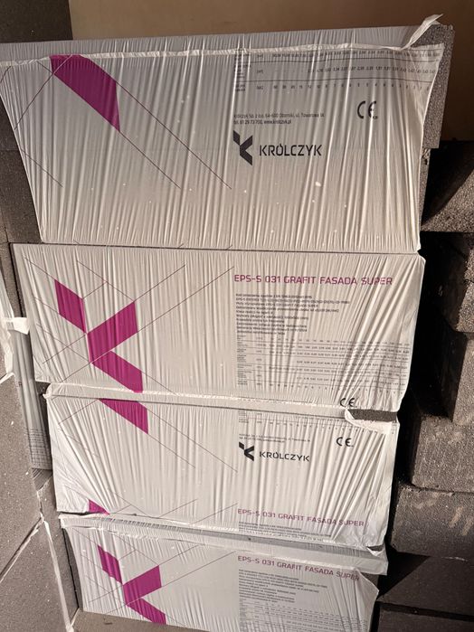 Styropian fasadowy EPS 031 grafit Królczyk 20, 22, 23, 25