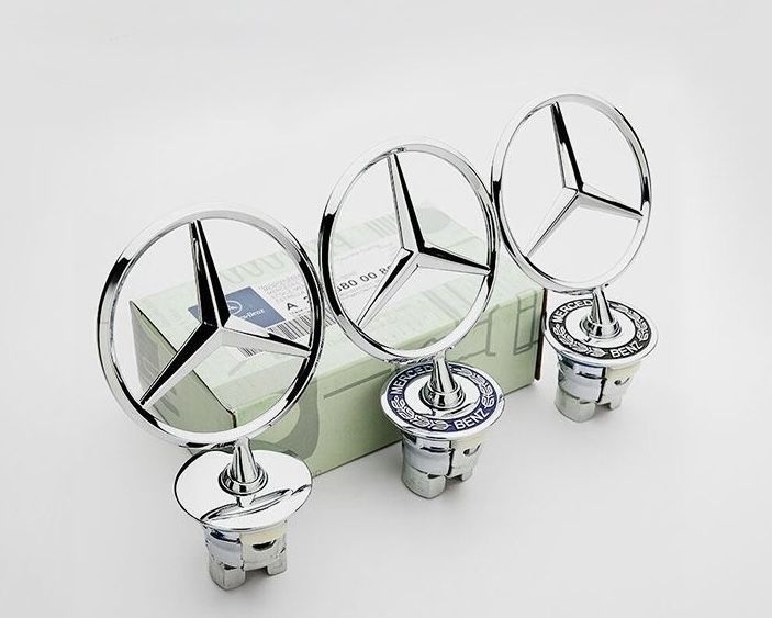 Емблема Mercedes приціл значок в капот Мерседес, штерн в капот