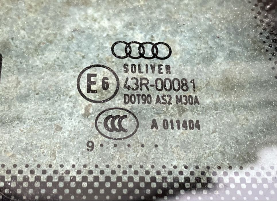 Автомобільна шиба, скло (форточка) Audi A5 COUPE