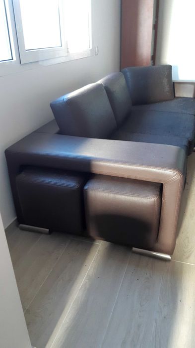 Sofa de canto para estofar