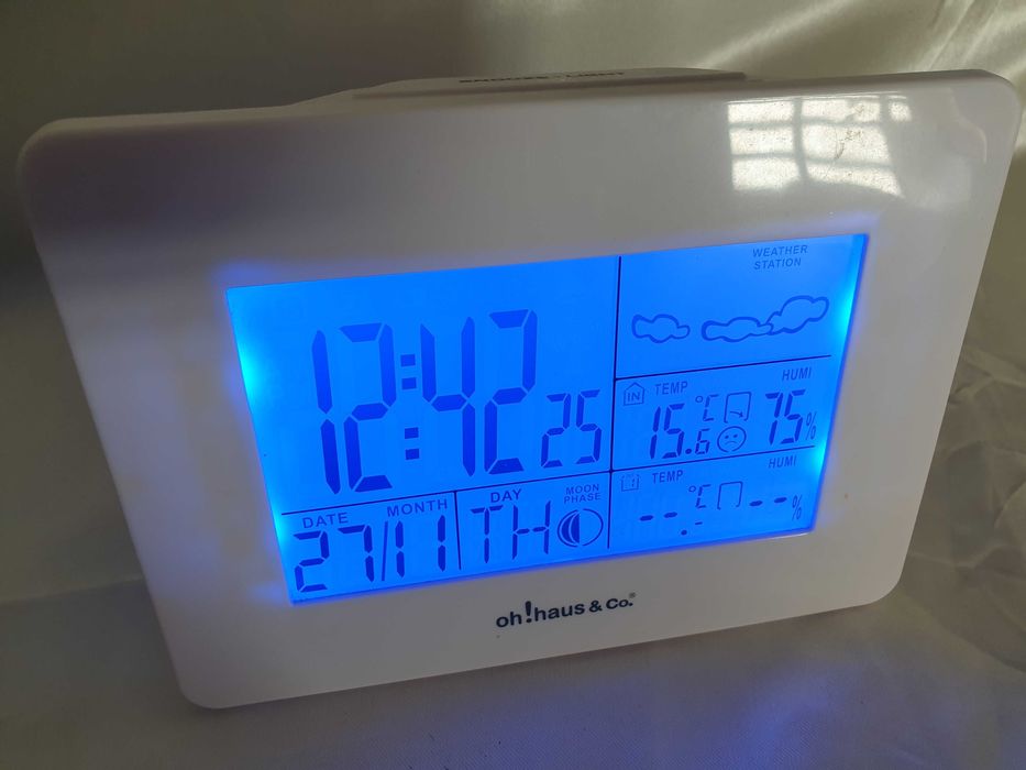 Estação Meteorológica Digital com previsão do tempo