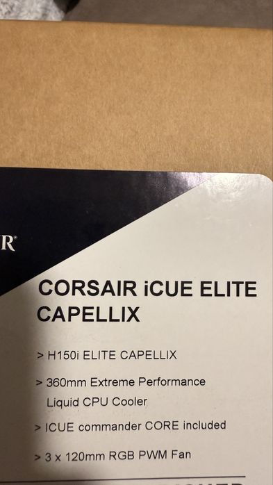 Watercooler Corsair H150i Elite Capellix 360mm RGB
