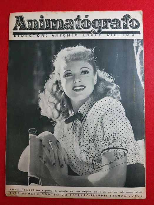 5 Revistas Animatógrafo ( Anos 30-40 Sec XX, dedicada ao Cinema
