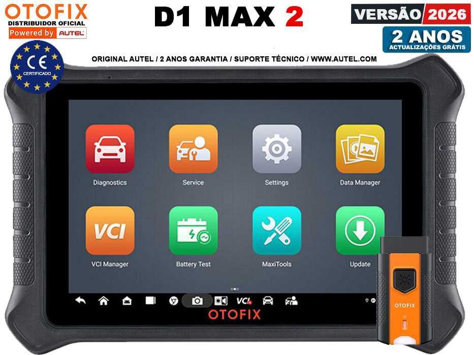 Autel OTOFIX D1 MAX 2 Máq Diagnóstico OBD Codificação 40 Funções NOVO
