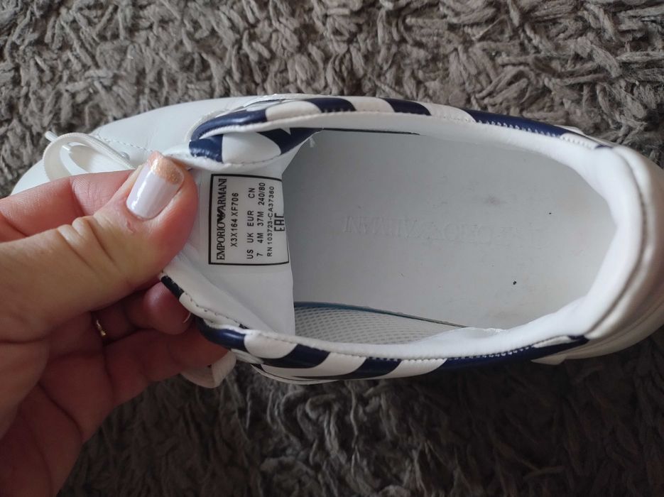 Adidasy białe Emporio Armani, rozm. 37