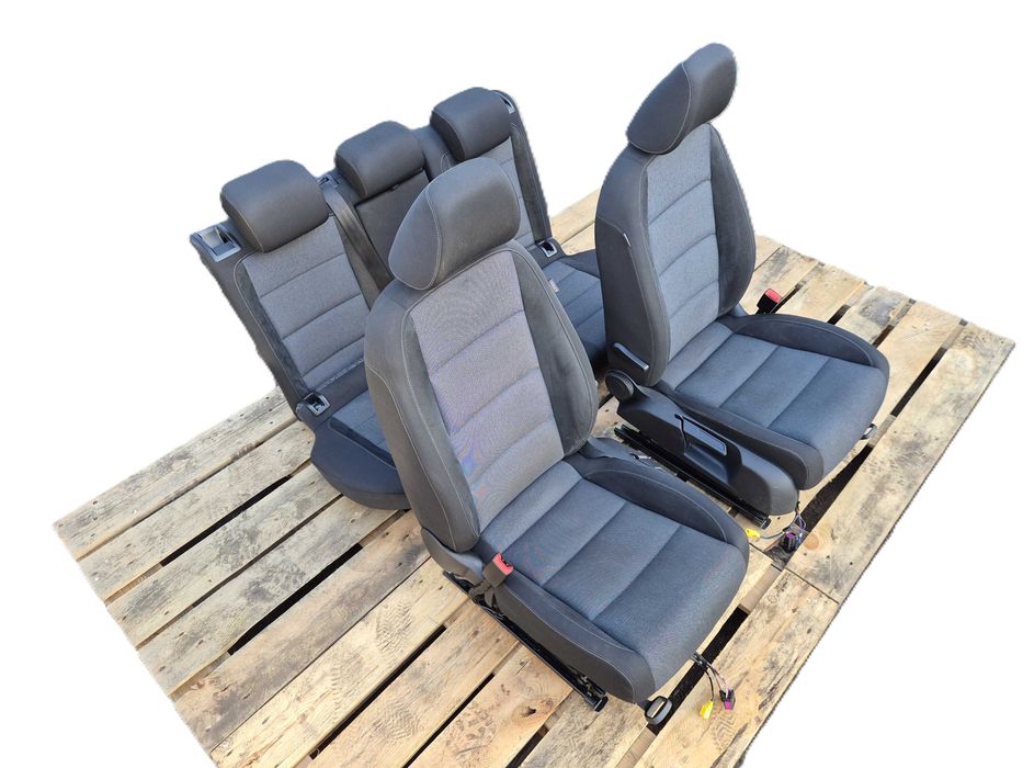 Wnętrze Fotele Kanapa Alcantara Welur VW GOLF 6 VI /5 Hatchback Europa