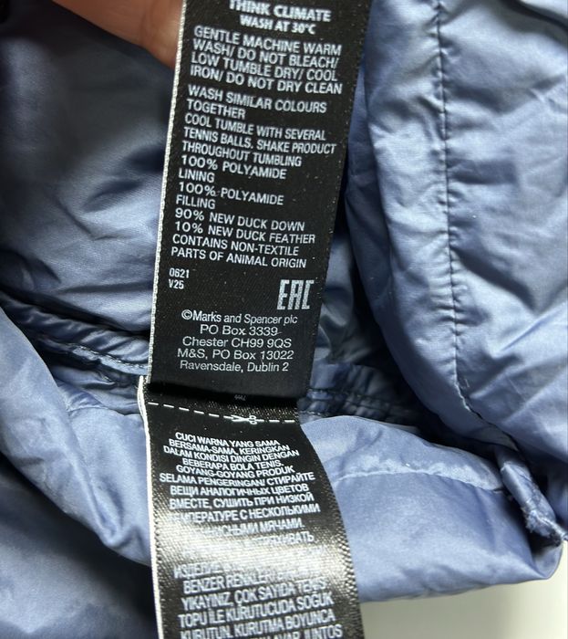 Пуховик M&S uniqlo куртка пухова