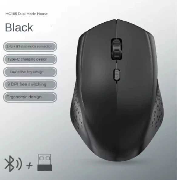 Бездротові мишки: ACER OMR280 2,4GHz Black; Ugreen 2,4GHz Bt 5.2 Black