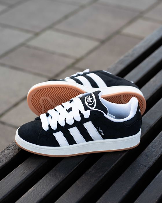 Кросівки Adidas Campus 00s JP9163 Core Black/Footwear White/Off White розміри (36-43) Оригінал